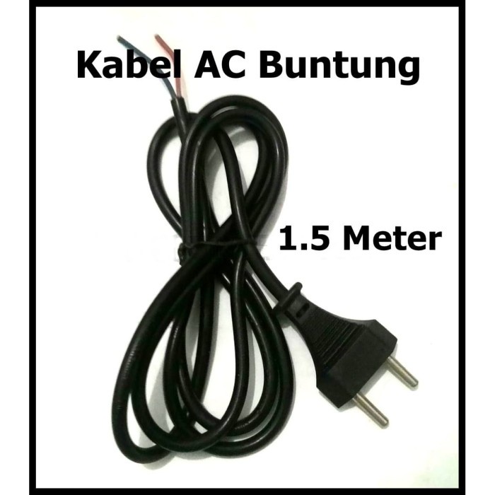 Kabel Listik AC Buntung Panjang 1.5 Meter