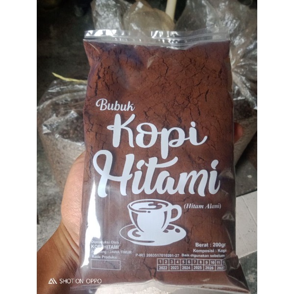 

kopi hitam bubuk asli 200gram