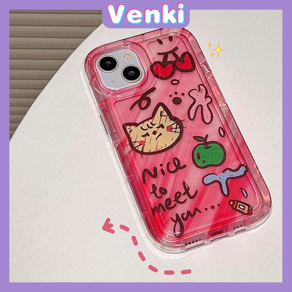 Case For iPhone 14 Pro Max TPU Soft Jelly Airbag Clear Case Cute Cartoon Cat and Dog Camera Protection Shockproof For iPhone 14 13 12 11 Plus Pro Max 7 Plus X XR