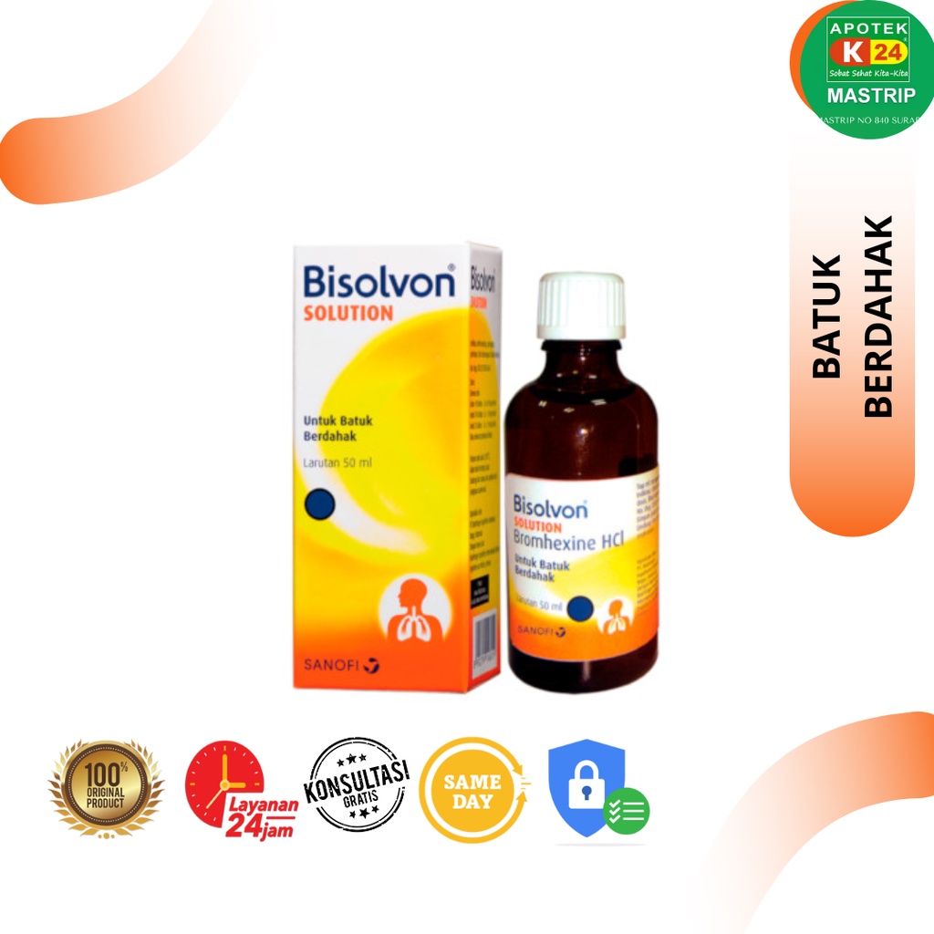 BISOLVON LARUTAN BATUK BERDAHAK 2-10 TAHUN 50 ML (UAP)