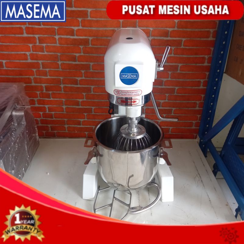 PLANETARY MIXER 10 LITER B-10 MASEMA & MIXER PENGADUK ADONAN ROTI 10 LITER