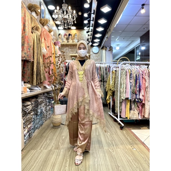 SET CELANA KIMONO VISCOSE SILK GIES|SET CELANA BATIK VISCOSE