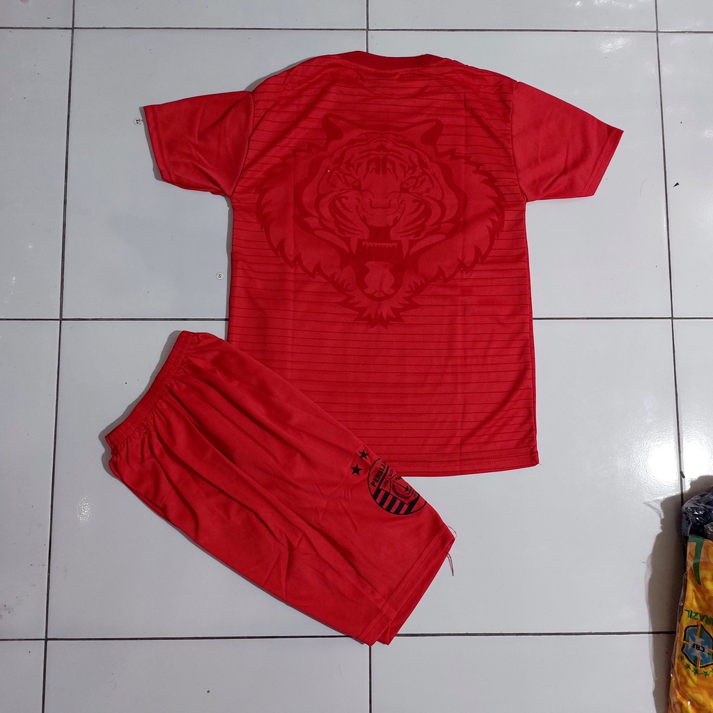 COD CUSTOM SABLON NAMA BAJU BOLA PERSIJA/SETELAN BOLA ANAK PERSIJA JAKARTA