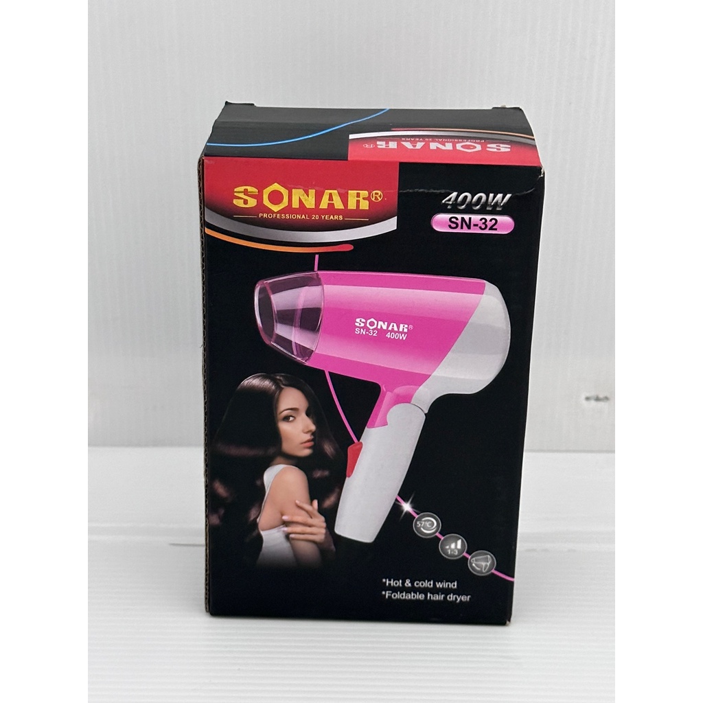 Hair Dryer Rambut Sonar SN-32 Alat Pengering Rambut