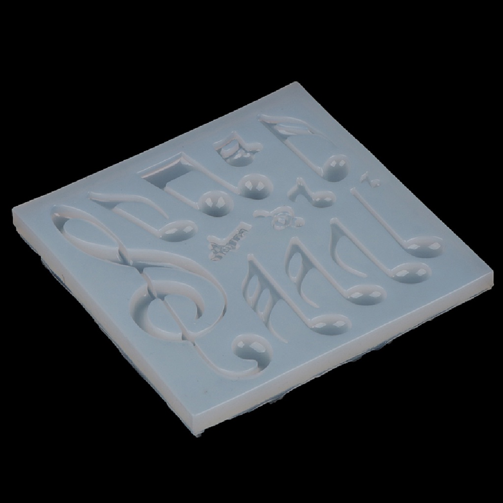 Sunshine Cetakan Silikon Bentuk Not Musik Fondant Kue Decorag Kitchen Baking Tools.