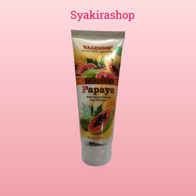 Papaya Valeno Facial Foam 100ml