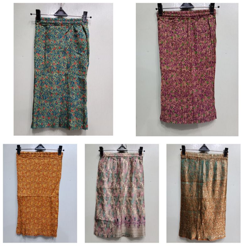 Rok Plisket Pendek /rok pesta /rok batik /rok mini / rok terbaru /bawahan kebaya pendek / rok motif