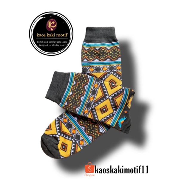 KAOS KAKI MOTIF tribal No. T15