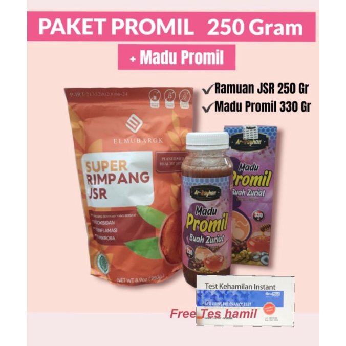 Program hamil ramuan JSR + madu promil