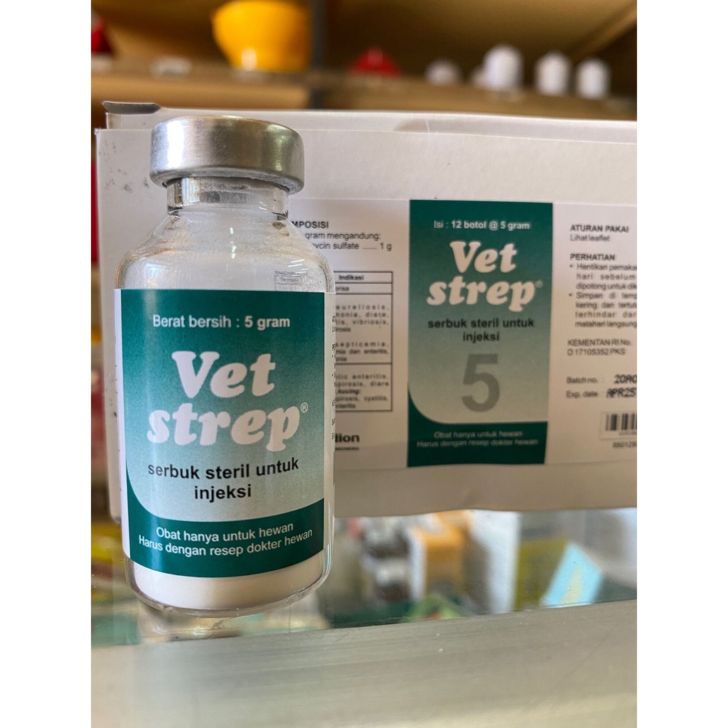Jual Vet strep vetsrep pengganti penstrep 400 streptomicyn antibiotik ...