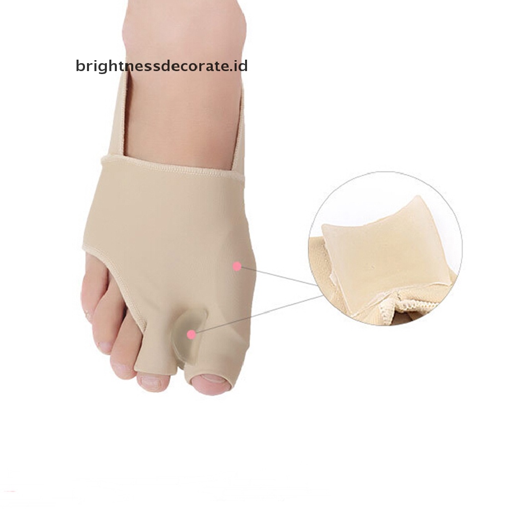 [Birth] 1pasang gel Korektor Pelurus Belat Dua Jari Kaki hallux valgus orthopedic foot [ID]