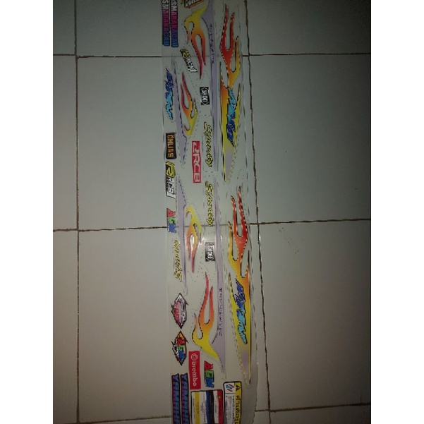 STIKER STRIPING MIO SPORTY TRANSPARAN  / MIO SMILE STIKER MOTOR MIO