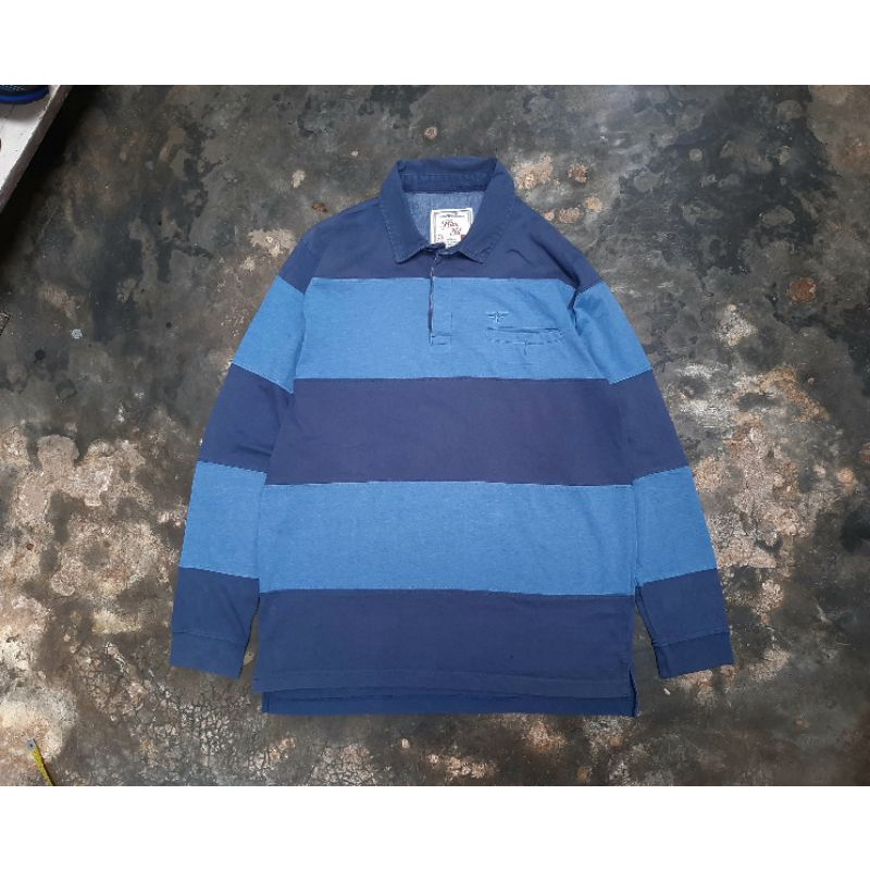 VINTAGE RUGBY SHIRT STRIPE RIVERS