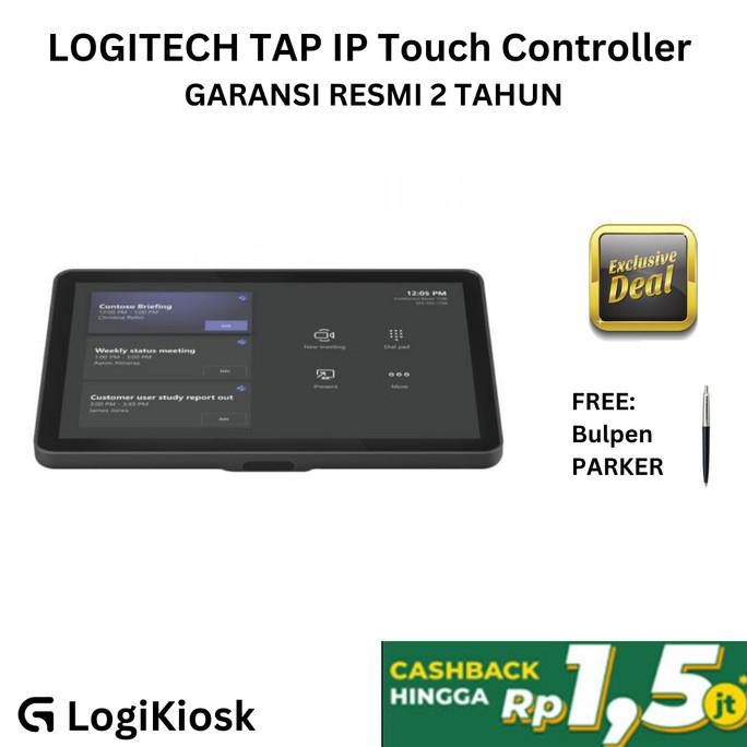 LOGITECH TAP IP Meeting Room Touch Controller - GARANSI RESMI 2 TAHUN