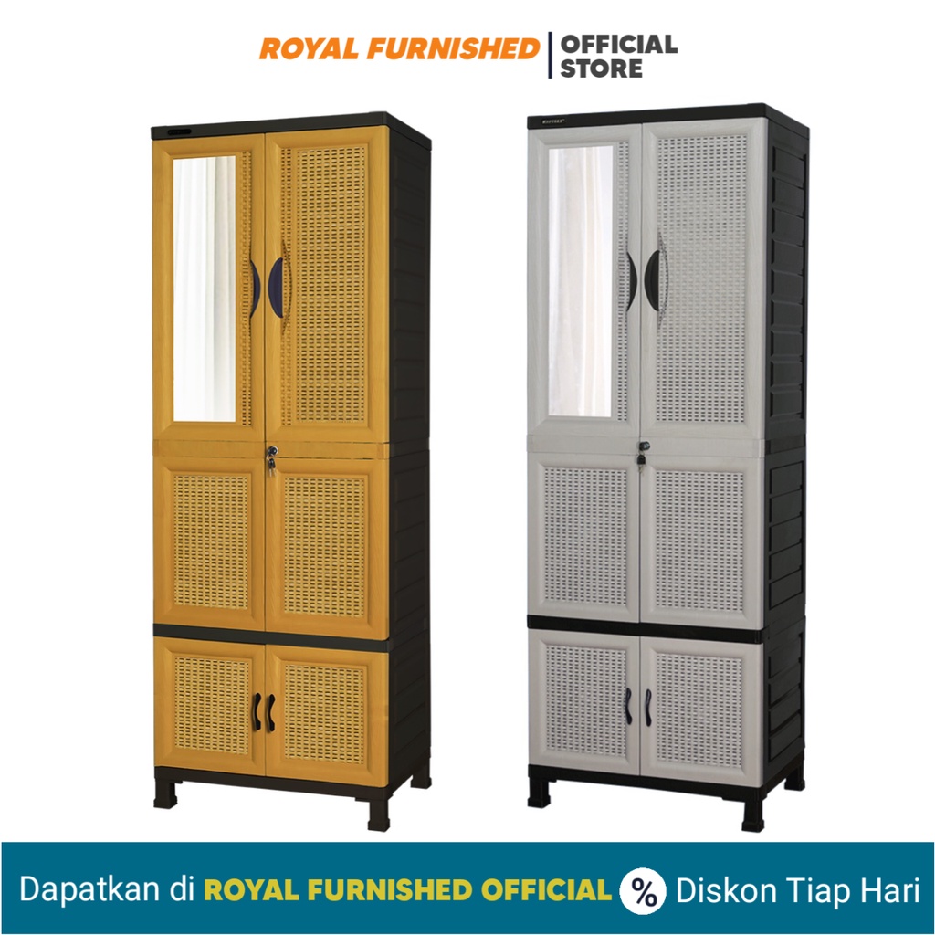 NAPOLLY LEMARI PAKAIAN PLASTIK CABRO G81