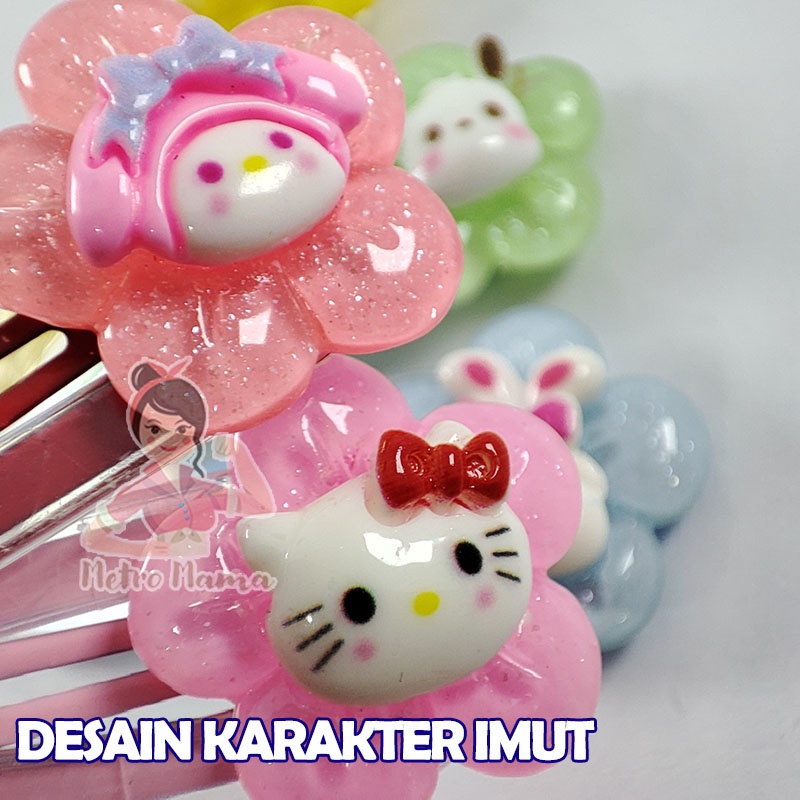 Jepitan Rambut Anak Korea Sanrio HAIR CLIP Kualitas Premium