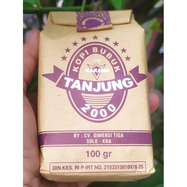 

kopi bubuk cap karang tanjung/kopi tanjung/kopi karang tanjung/kopi cap karang tanjung 100 gr