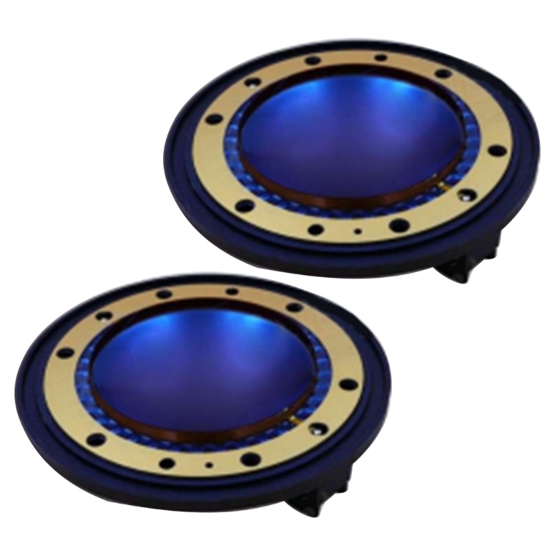 Zzz 1PC Bingkai Bulat Khusus Titanium Film 76.2mm Voice Coil Horn Tweeter Diafragma