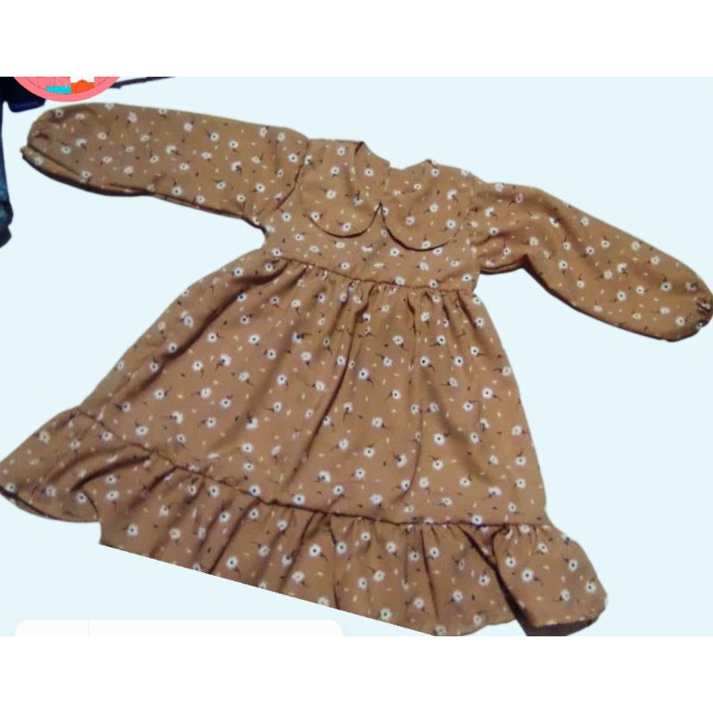 gamis panjang muslim anak 2-8 tahun