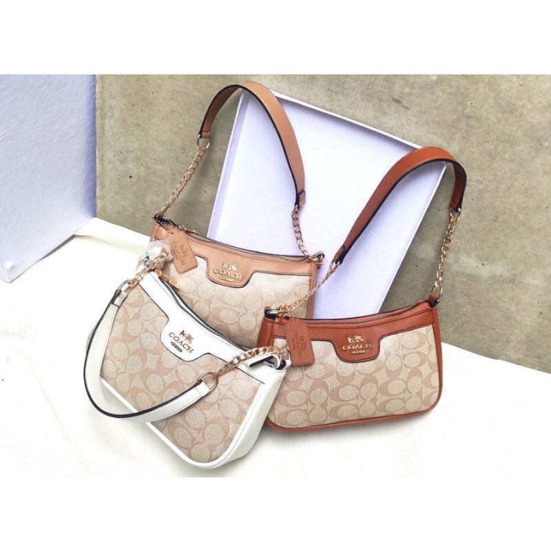 FREE BOX!! TAS IMPORT WANITA C0ACH TERRI LIS SHOULDER BAGS