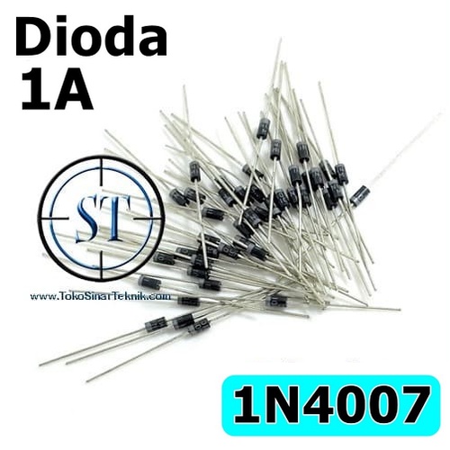 x10 Dioda 4007 IN4007 1 Amper DO-41 Rectifier Diode 1A General Purpose 1000V Isi 10 Pcs