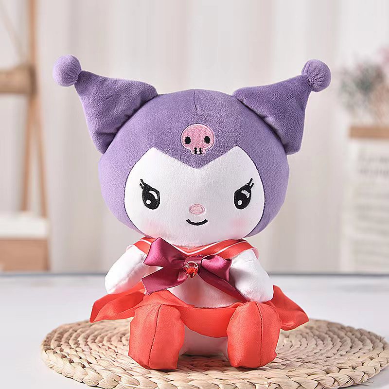 MAINAN BONEKA MELODY CINNAMOROLL KUROMI HELLO KITTY POMPOMPURIN PURIN KOSTUM SERAGAM SEKOLAH SCHOOL