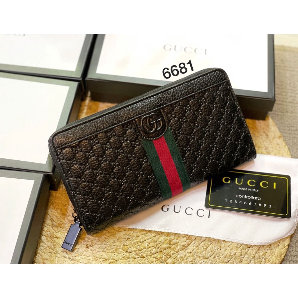 Dompet panjang 1 sleting wanita import Free box 668