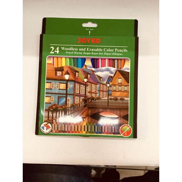 

Pensil Warna Joyko 24 Warna bisa dihapus