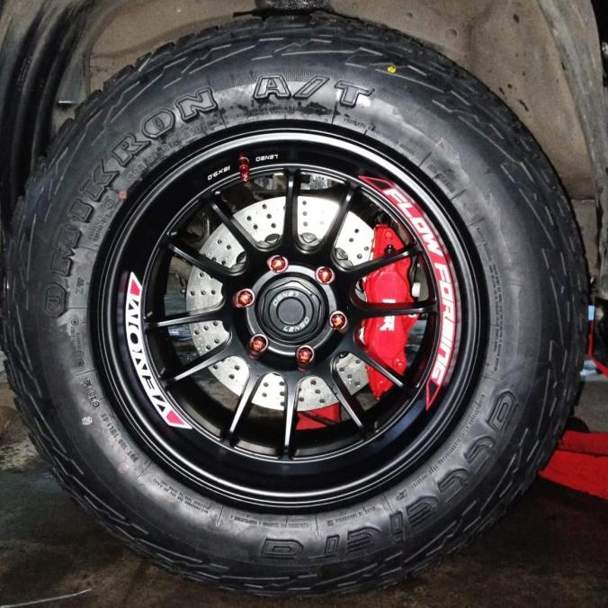 PAKET VELG LENSO VENOM 5 R18 PLUS BAN 285 60 R18 UNTUK PAJERO FORTUNER