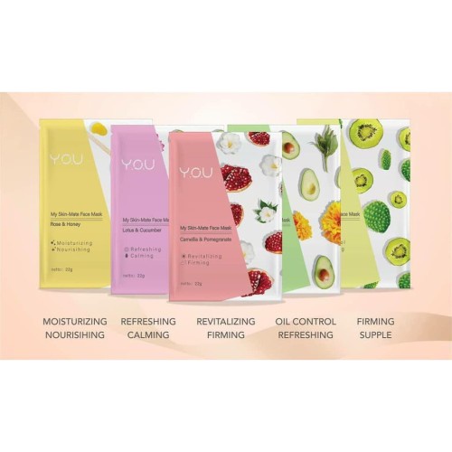 Y.O.U MY SKIN MATTE FACE Sheet Mask - 22gr