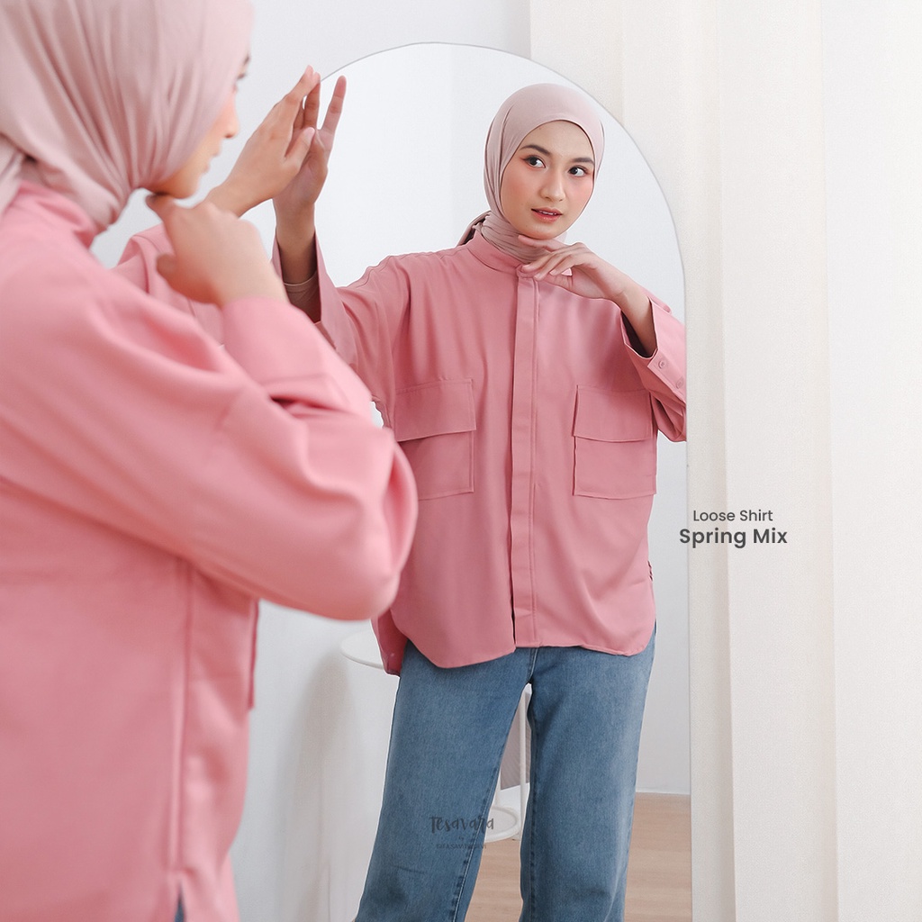 Tesavara | Loose Shirt | Atasan Wanita