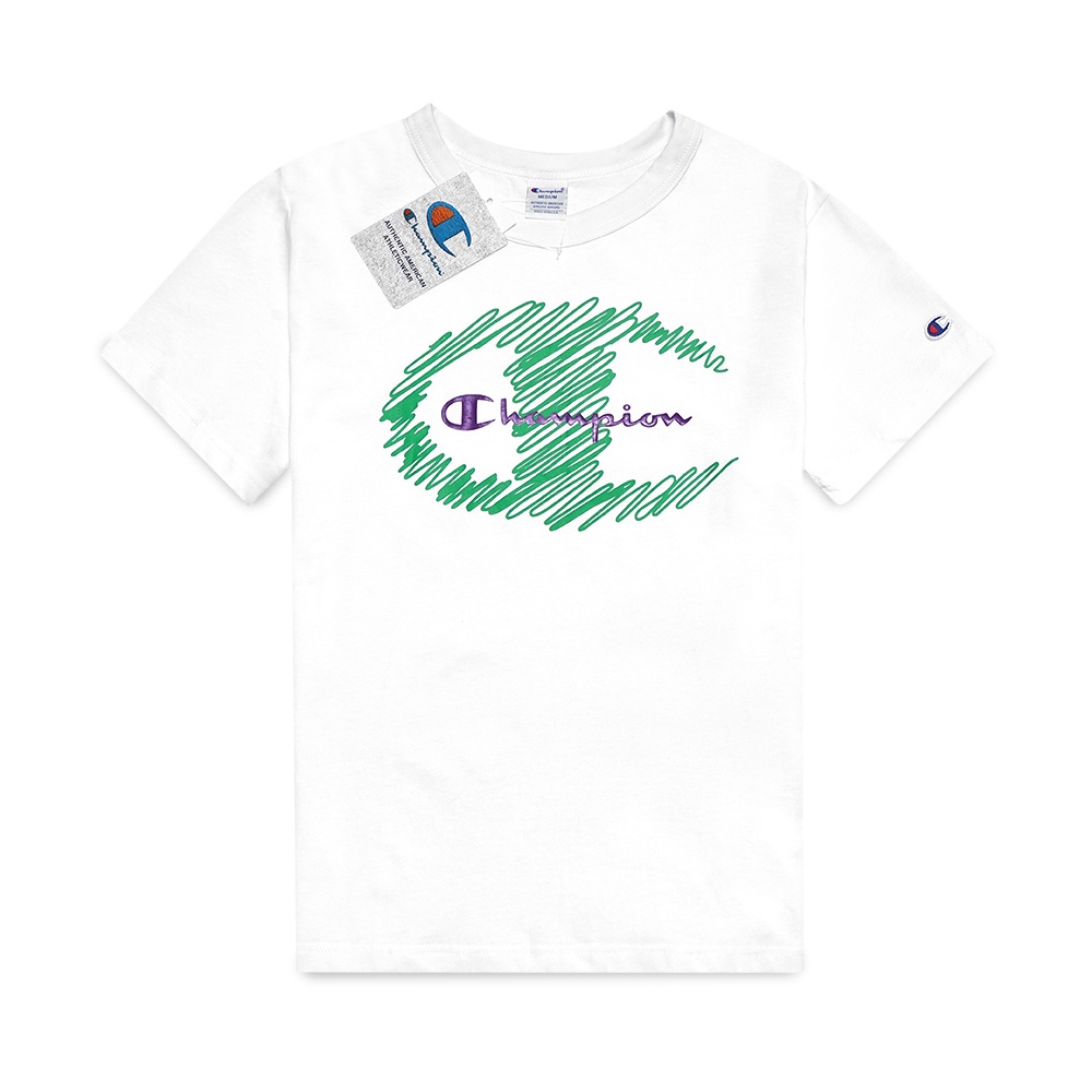 Champion Big C Logo T-Shirt White