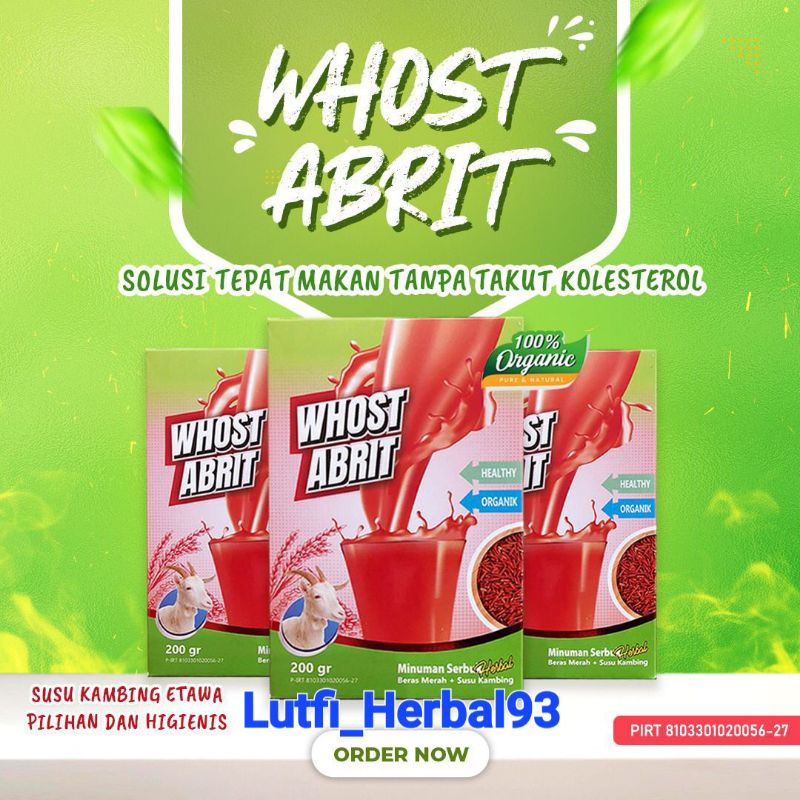 

SUSU KAMBING ETAWA SOLUSI MENGATASI KOLESTEROL / DIABETES - SUSU WHOST ABRIT ORIGINAL