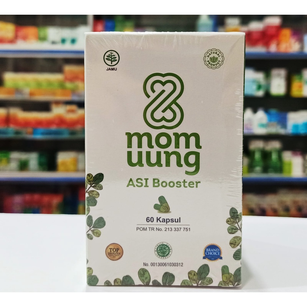 Mom Uung 60 Kapsul - Asi Booster Pelancar asi Herbal
