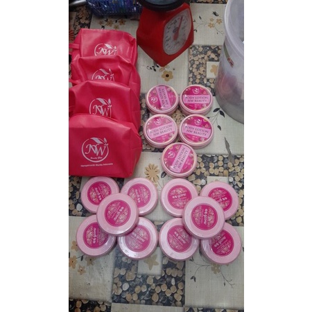 paket usaha.4paket nw beauty glow.5pot hand body nw gratis 1 dan 10pot lulur COLAGEN RB GLOW