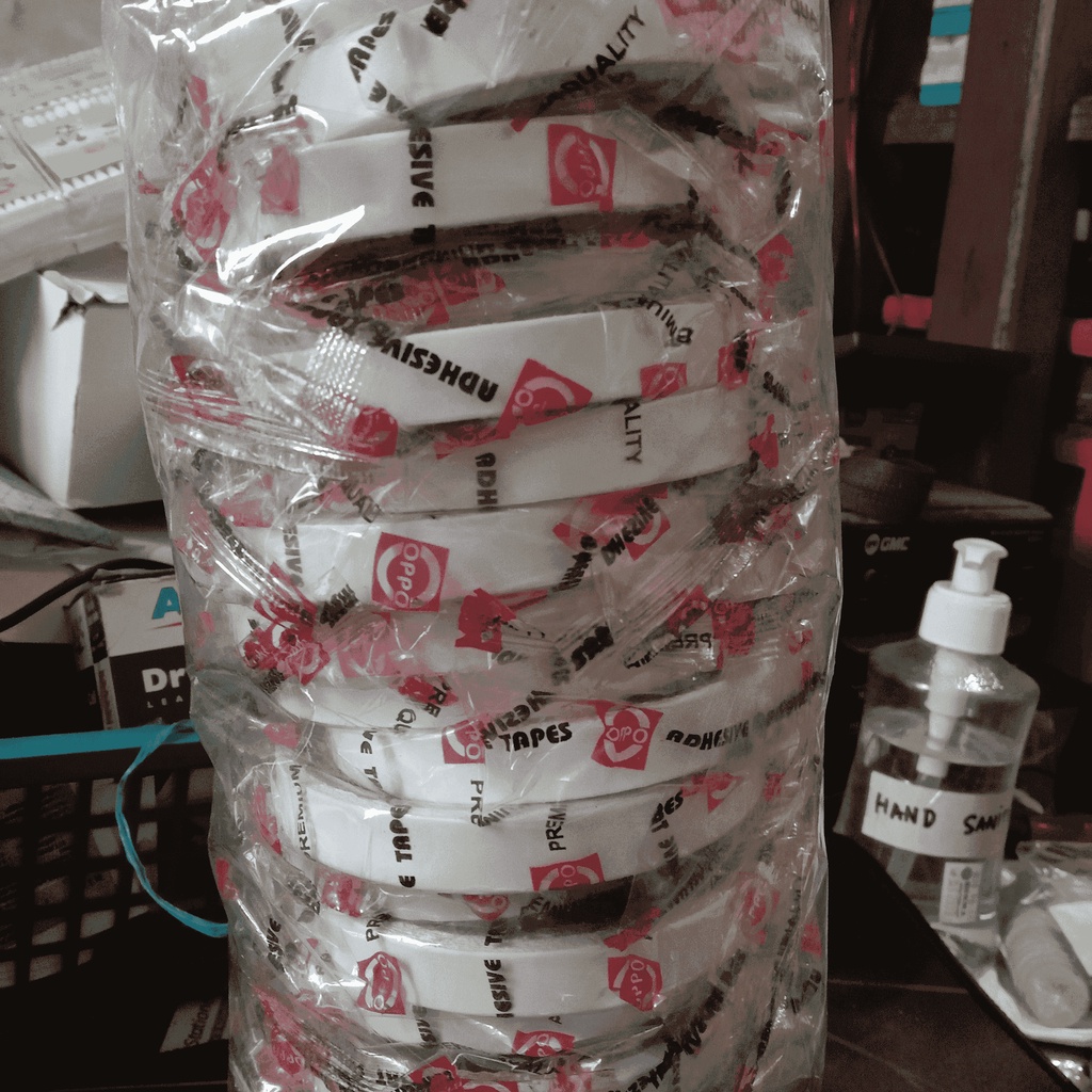 

Double Tape OPPO 1/2 inch isi 1 lusin