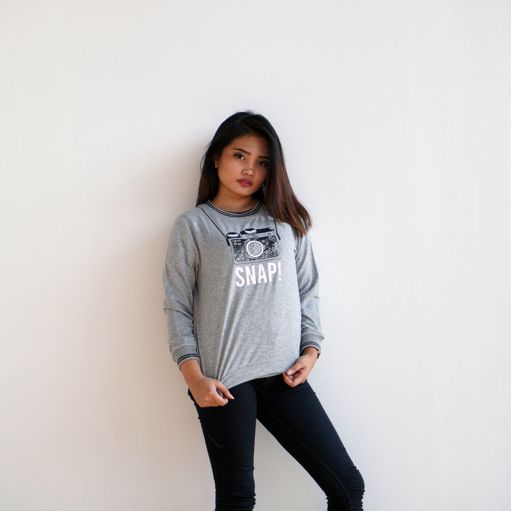 VS - Sweater Fashion Motif Snap! Style Babyterry Premium