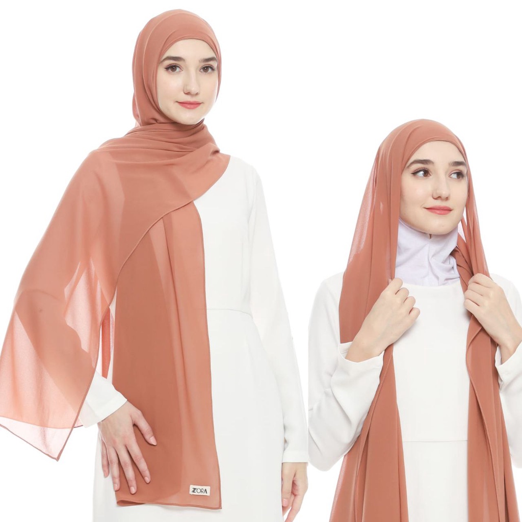 ZORA - Pashmina Inner Cyra 175x75 Babydoll - Hijab Wanita Muslim