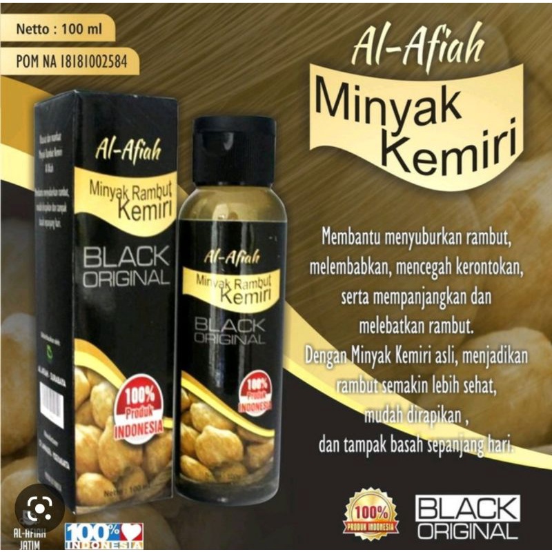minyak kemiri al afiah black original