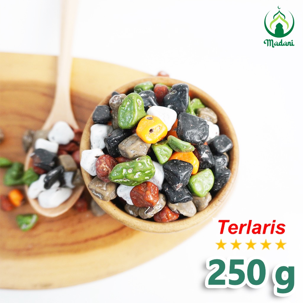 

Coklat Kerikil 250 Gram - Coklat Batu Original 100% Cokelat Arab