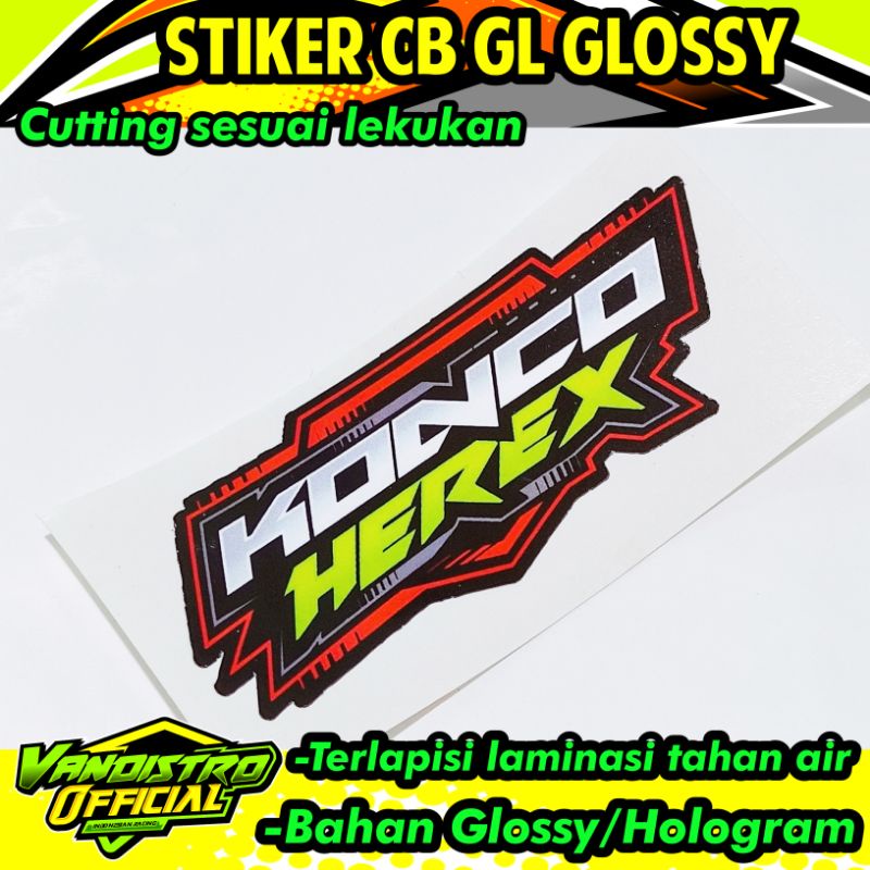 stiker konco herex