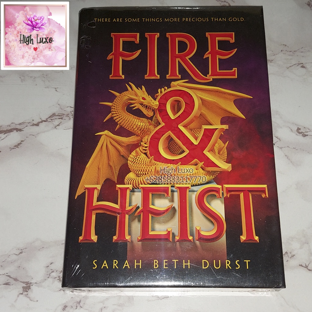 Buku Novel Fire & Heist Hardcover Hard Cover Book Impor Import Inggris English Cerita Fiksi Story Or