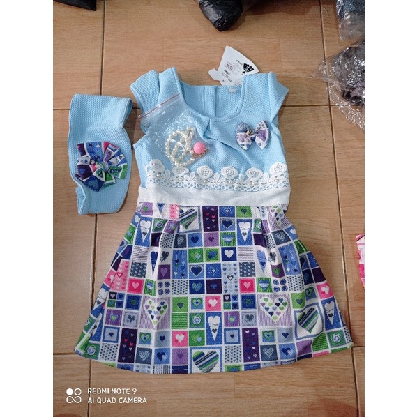 Dress anak perempuan 1 - 2 tahun