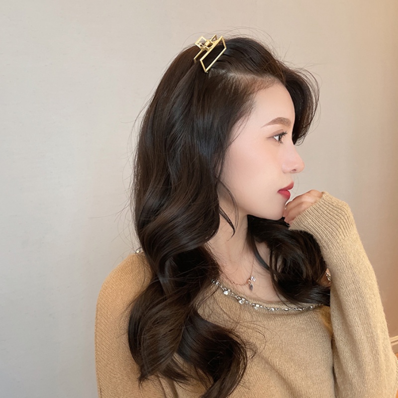 Korea Klip Logam Kecil Jepit Rambut Wanita Poni Belakang Klip Medium Hair Clip