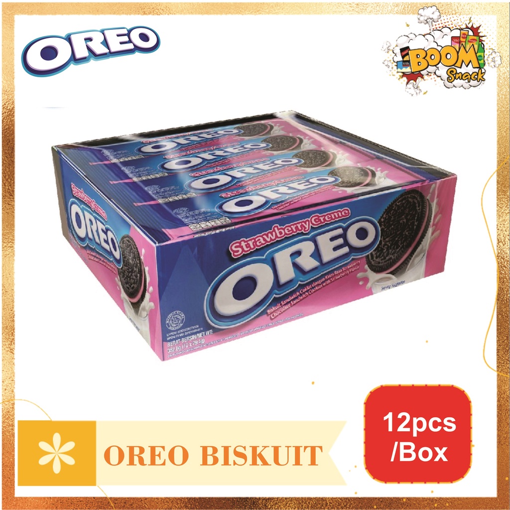 BOX - Oreo Biskuit isi 12pcs