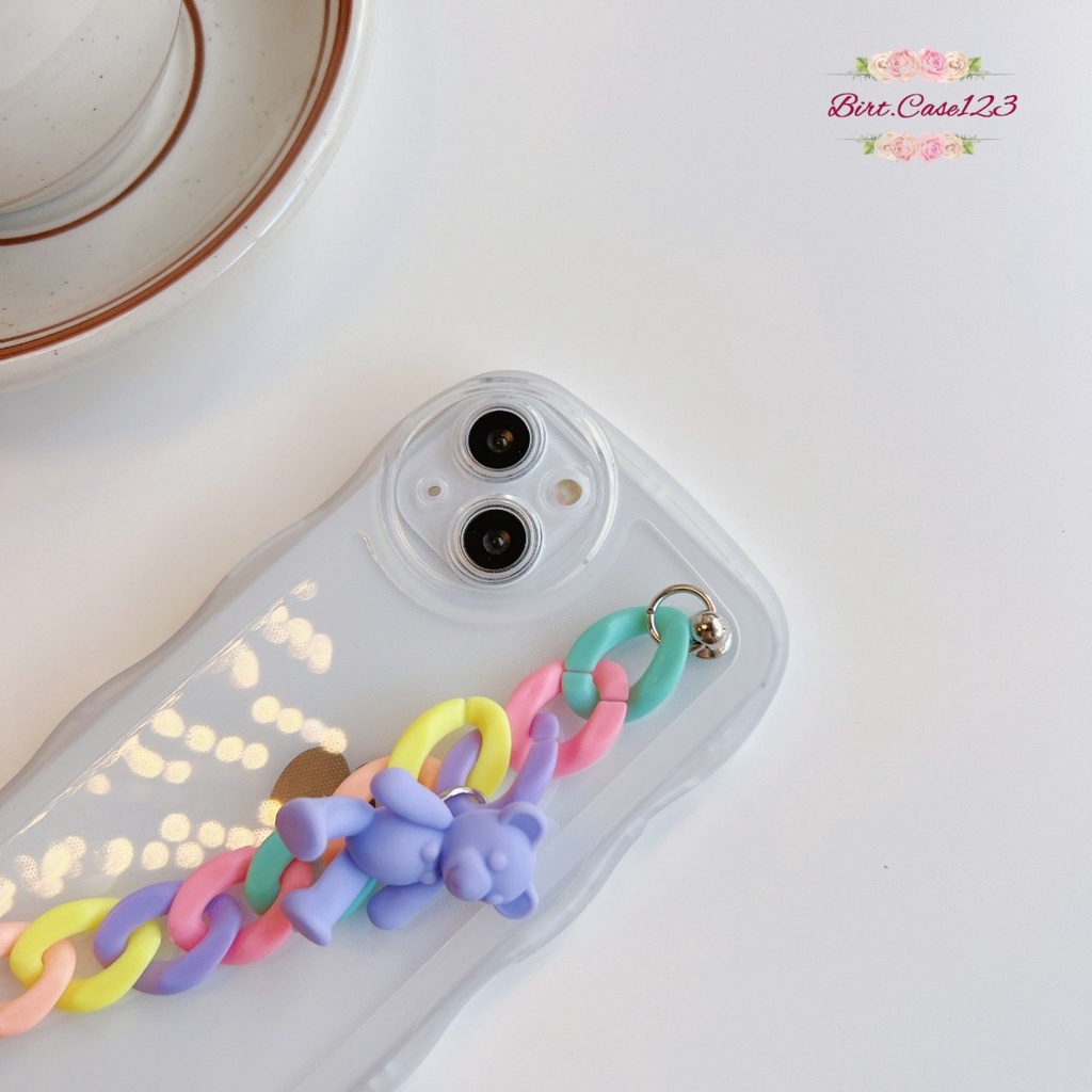 GC01 SOFTCASE GELOMBANG WAVE CLEAR RANTAI FOR REALME 5 5I 5S C3 9 9I 10 C11 C12 C25 C15 C20 C21 C21Y C25Y C30 C31 C33 C35 BC7049