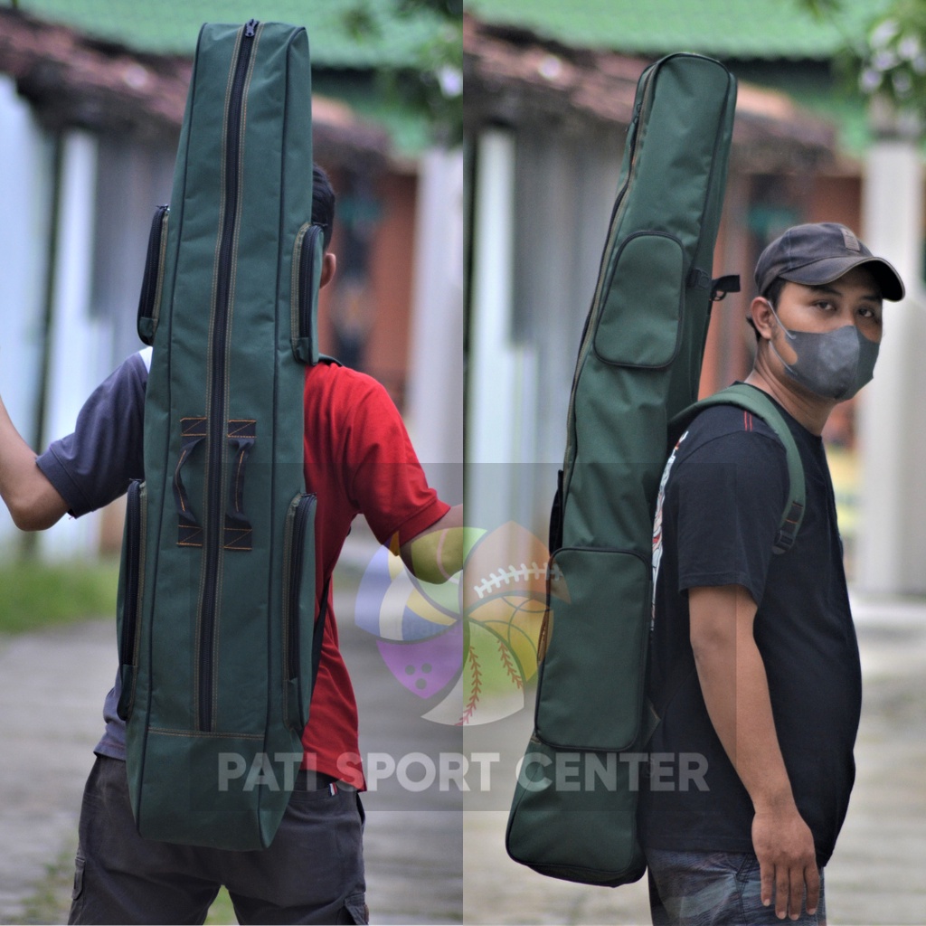 TAS PANCING RANSEL JUMBO |SINGLE RUANG 120CM| WATERPROOF ANTI-AIR|BAHAN TEBAL DARI KAIN TERPAL TRUK