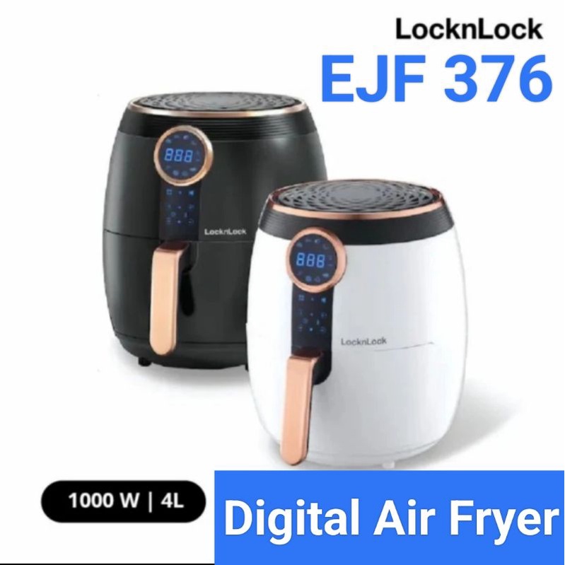 LOCK N LOCK AIR FRYER EJF 376 DIGITAL PENGGORENGAN SEHAT