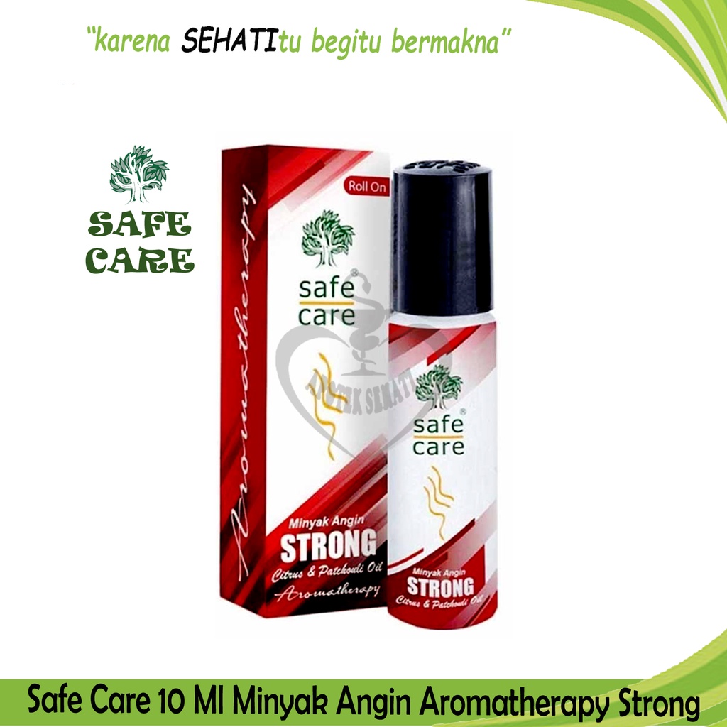 SAFE CARE HOT 10 ML MINYAK ANGIN AROMATERAPI ROLL ON PANAS