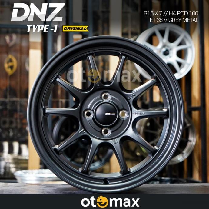 Velg Mobil DNZ Type-01 Original Ring 16 Grey Metal